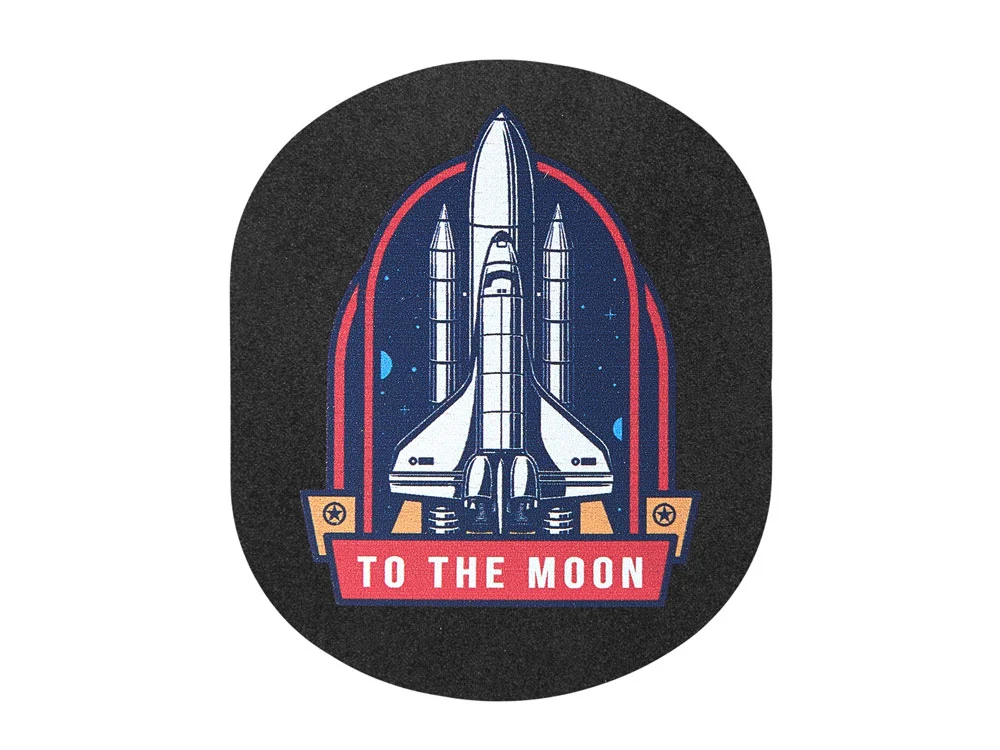 Патч «Овал», nubuk, черный - фото 4