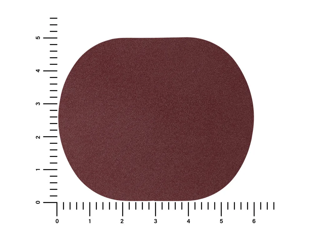 Патч «Овал», nubuk, коричневый - фото 2