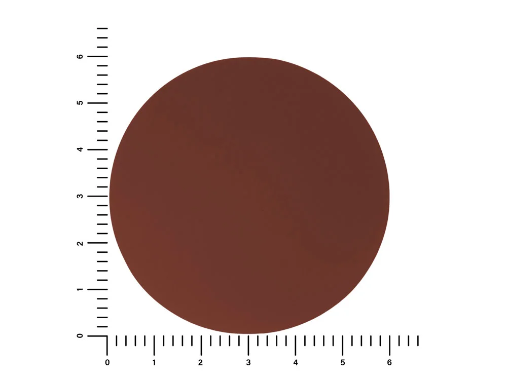 Патч Круг soft-touch коричневый - фото 2