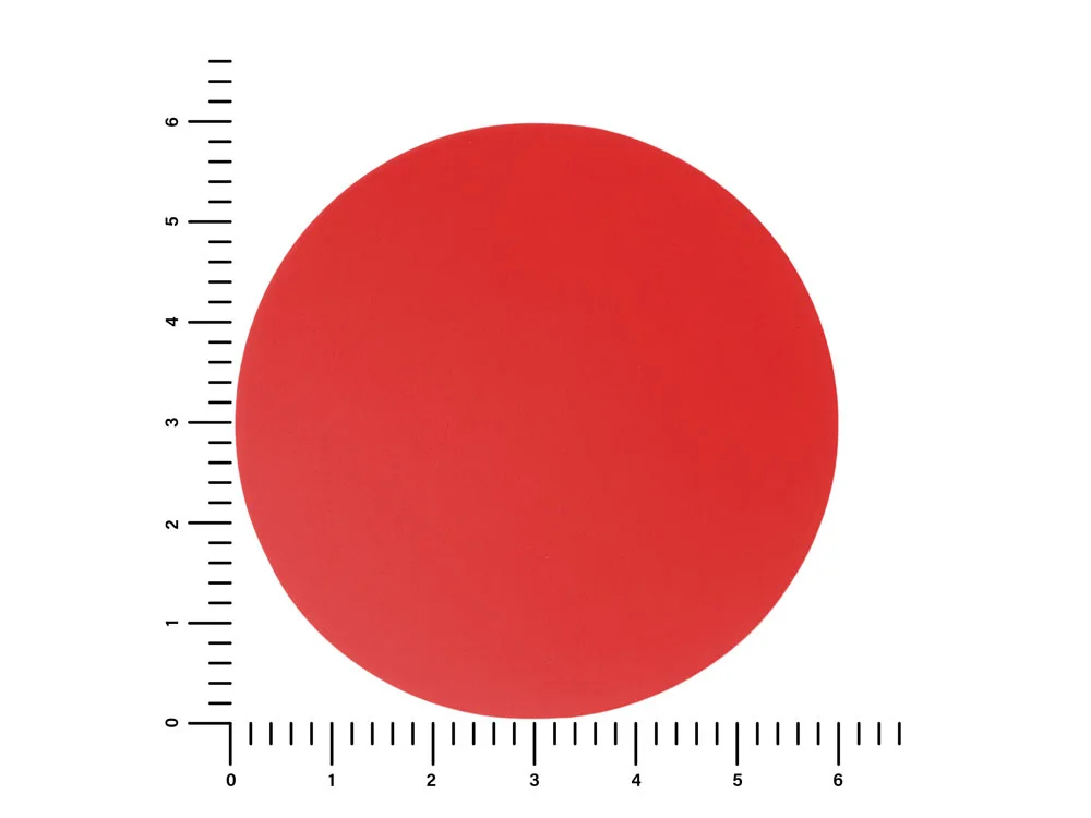 Патч «Круг», soft-touch, красный - фото 2