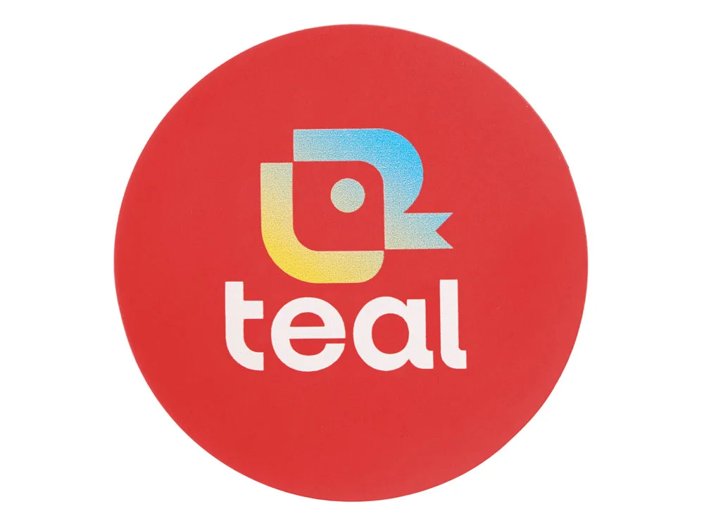 Патч «Круг», soft-touch, красный - фото 3