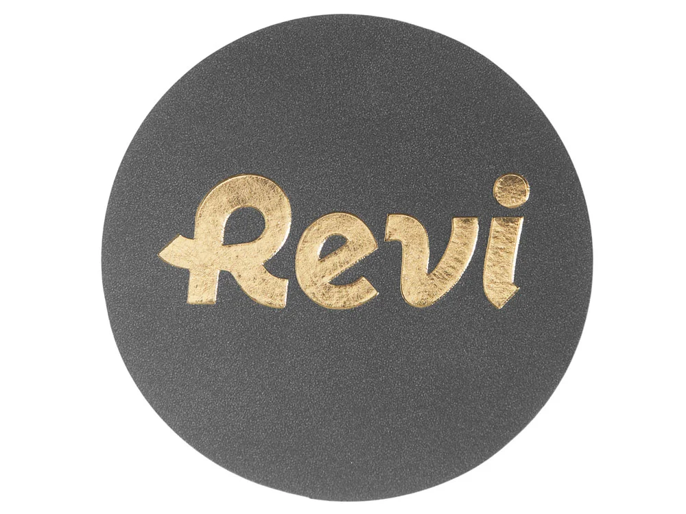 Патч Круг nubuk серый - фото 3