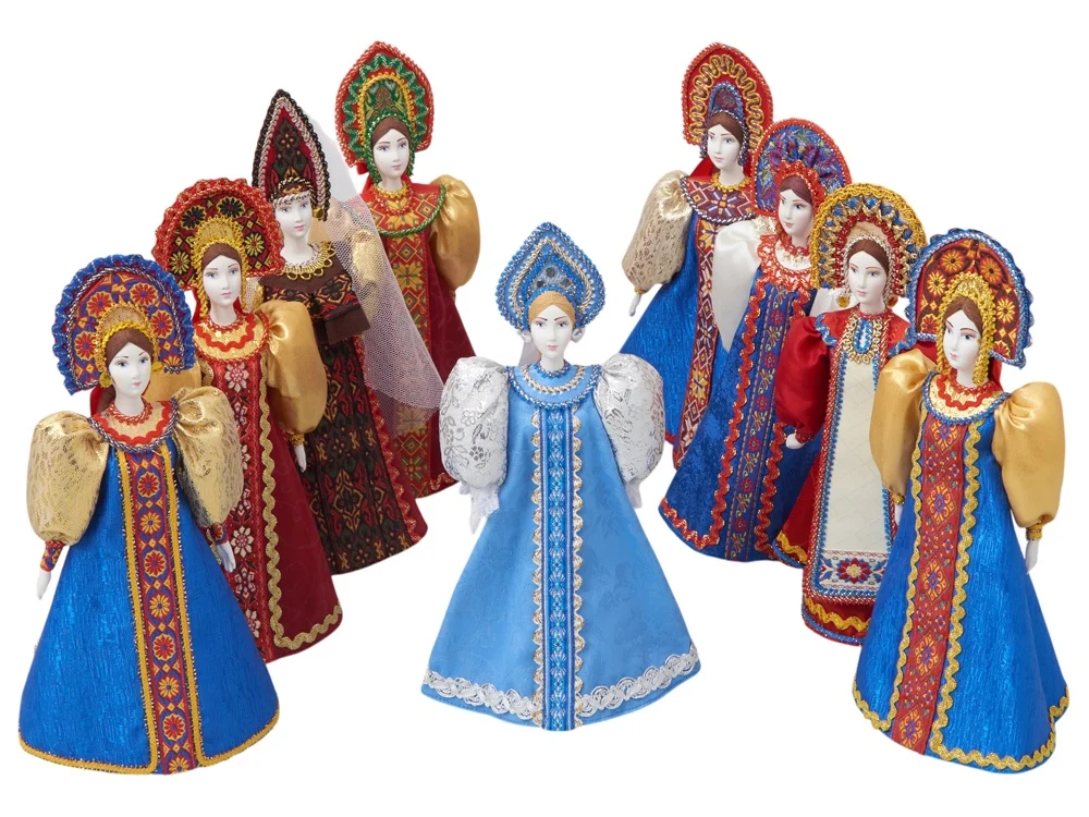 Подарочный набор: кукла фарфоровая чай Малина с мятой красный - фото 6