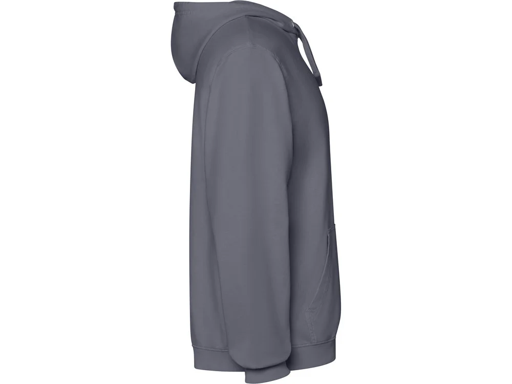 Толстовка с капюшоном Kenia унисекс серо-голубой выстиранный XS - фото 4