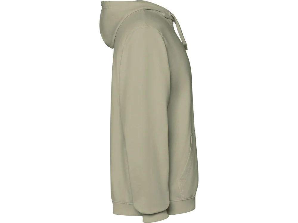 Толстовка с капюшоном Kenia унисекс светлый хаки выстиранный XS - фото 4
