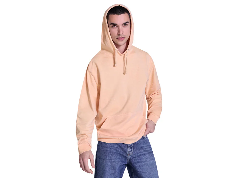 Толстовка с капюшоном «Kenia», унисекс, светло-абрикосовый выстиранный, XS - фото 5
