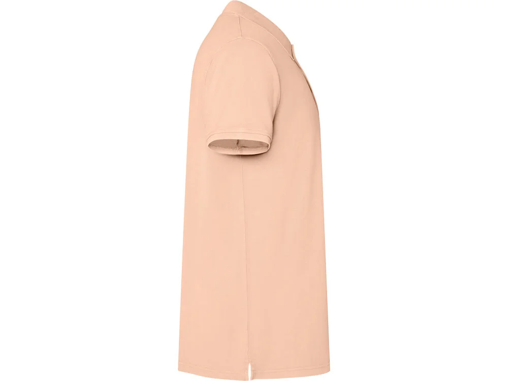 Рубашка поло Cobain унисекс светло-абрикосовый выстиранный XS - фото 4