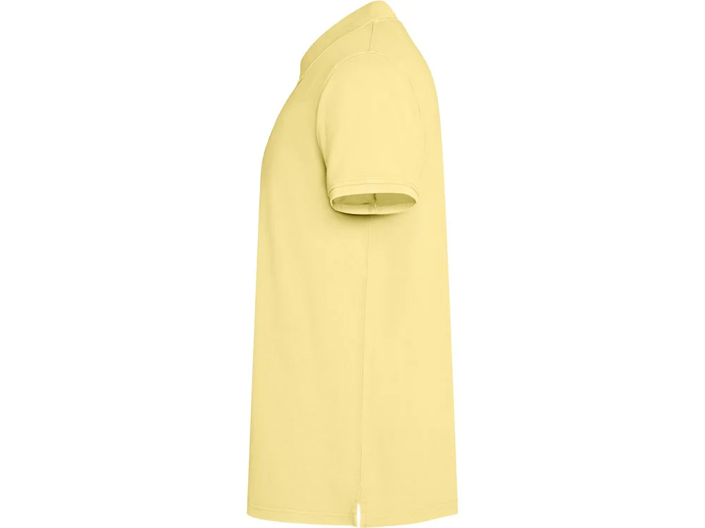 Рубашка поло Cobain унисекс солнечно-желтый выстиранный S - фото 4