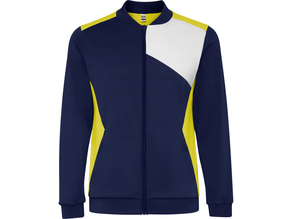 Спортивная куртка Leros унисекс желтый/синий нэйви 2XL - фото 1