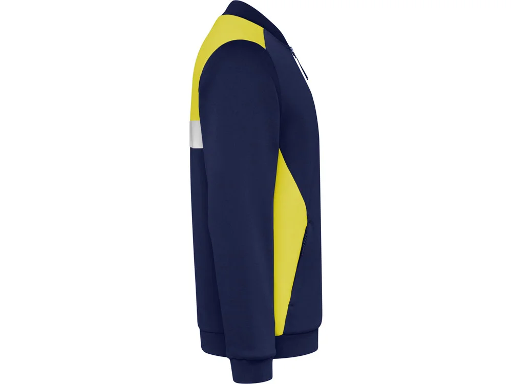 Спортивная куртка Leros унисекс желтый/синий нэйви 2XL - фото 4