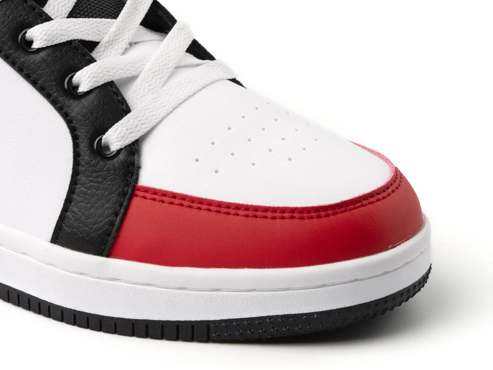 Кеды Space унисекс черный/белый/красный 42 - фото 6