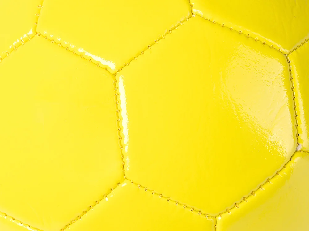 Футбольный мяч FABIO желтый - фото 2