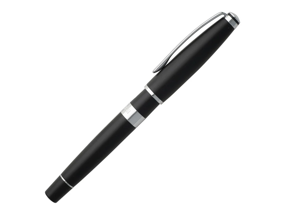 Ручка-роллер Bicolore черный/серебристый - фото 2