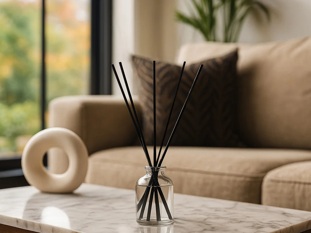 Ароматический диффузор 30мл Ember бергамот и ваниль прозрачный черный - фото 7