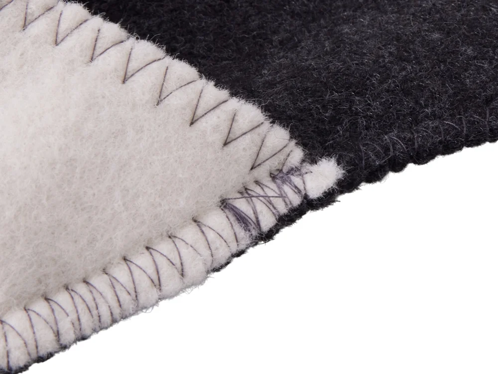 Тапочки двухцветные для бани и сауны «Healing», серый/белый - фото 4