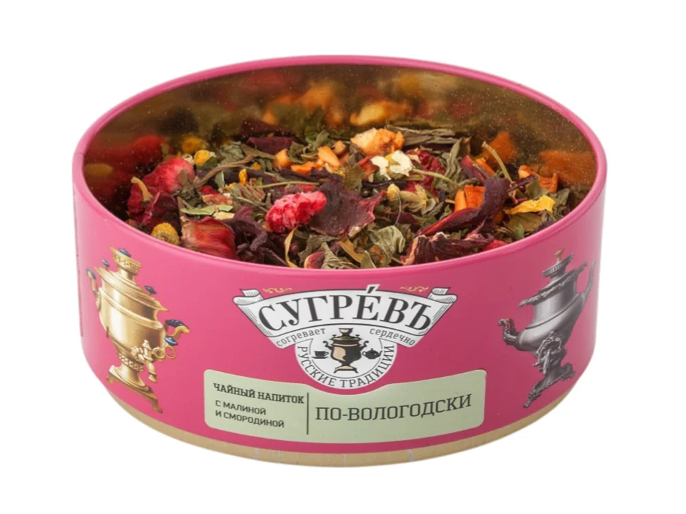 Подарочный набор По-вологодски с ягодным чаем и монпансье