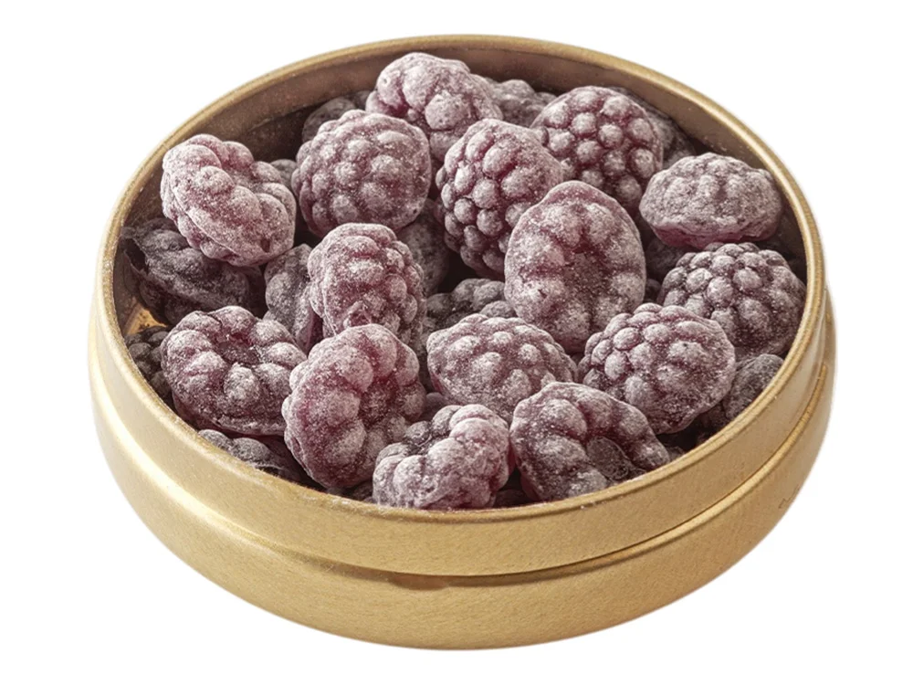 Карамель леденцовая со вкусом смородины в банке - фото 2