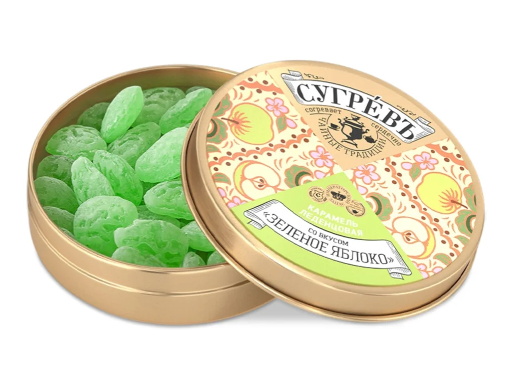 Карамель леденцовая со вкусом малины в банке - фото 4