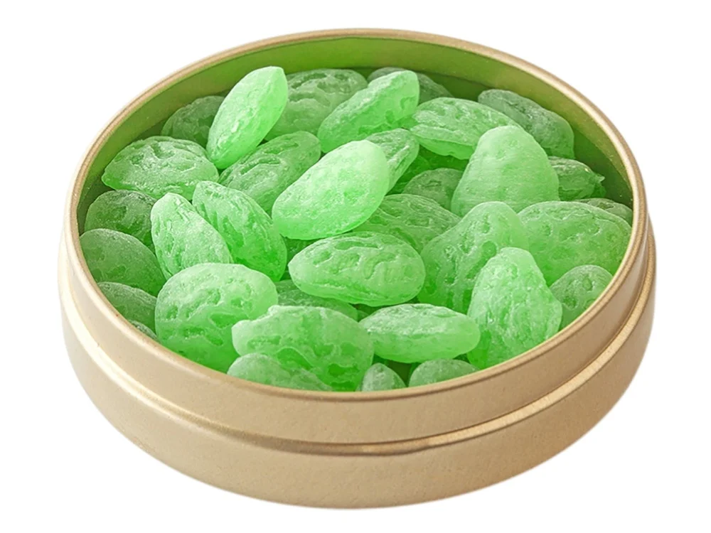 Карамель леденцовая со вкусом яблока в банке - фото 2