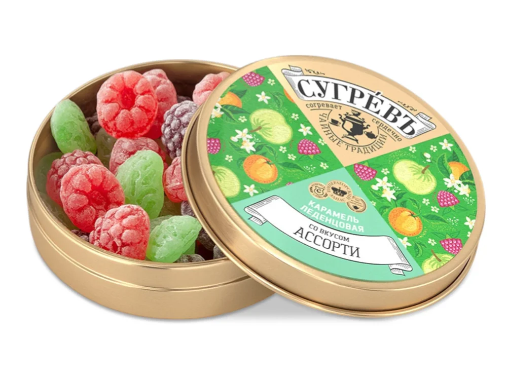 Карамель леденцовая со вкусом малины в банке - фото 6