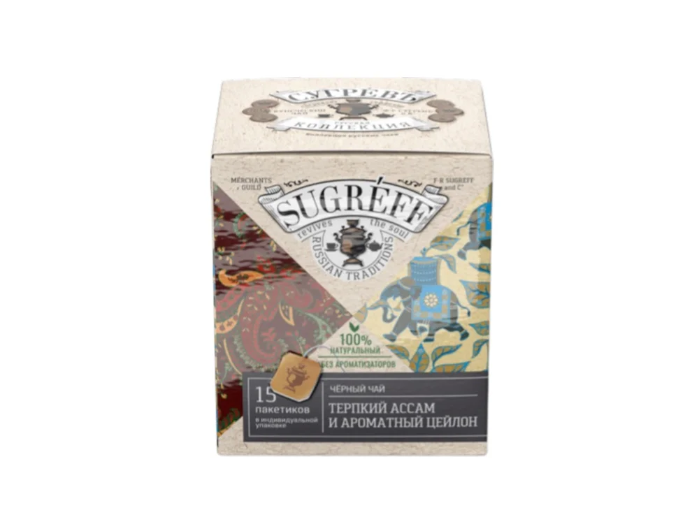 Чёрный чай Терпкий Ассам и ароматный Цейлон в индивидуальных саше - фото 2