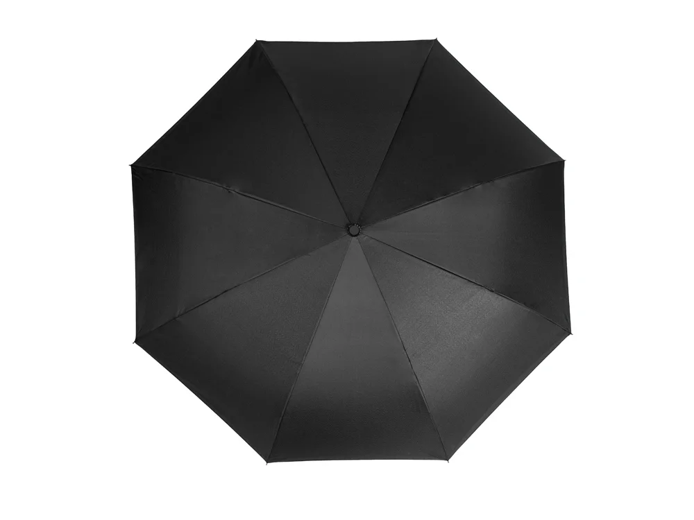 Зонт-трость наоборот Inversa черный/желтый - фото 4