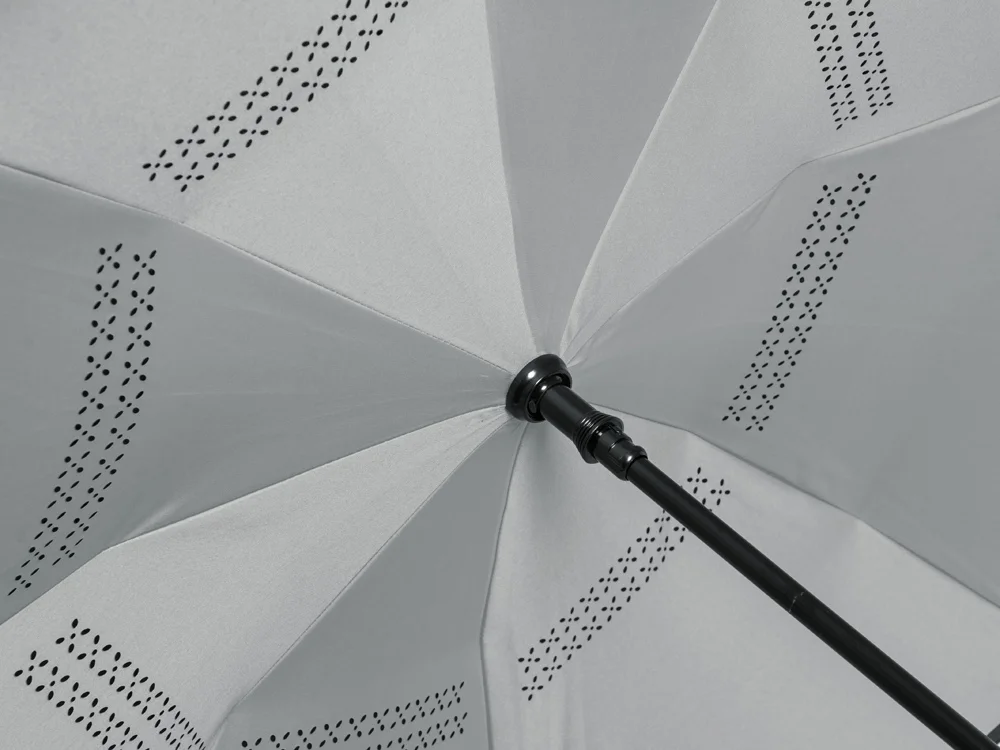 Зонт-трость наоборот Inversa красный/серый - фото 5