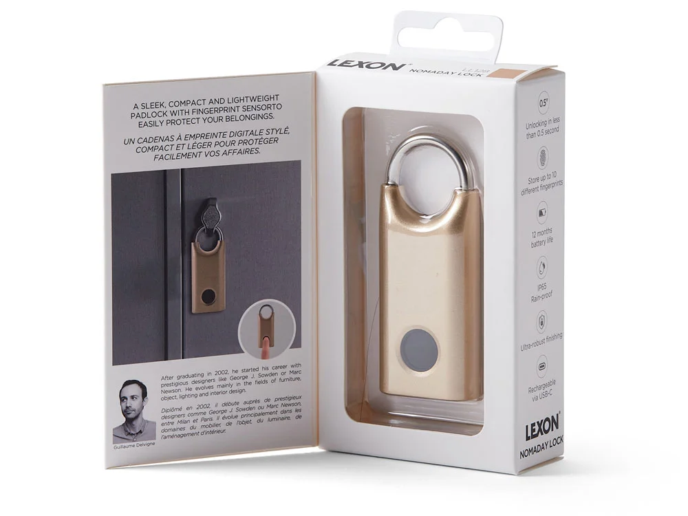 Замок с сенсором Noma Lock темно-серый GUN - фото 9