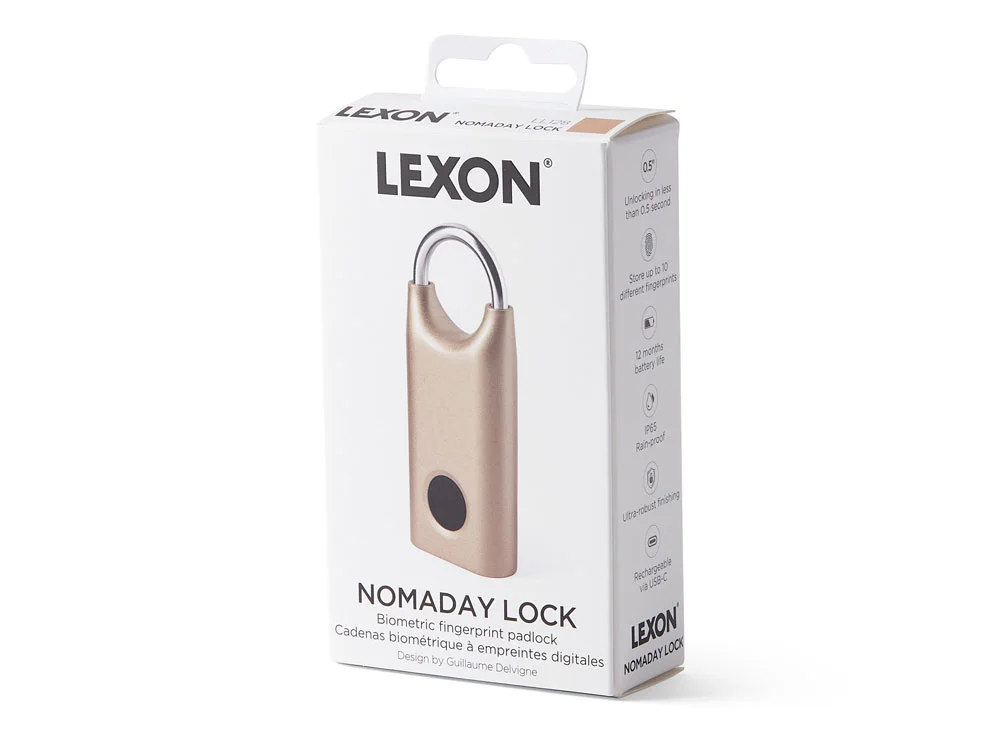 Замок с сенсором Noma Lock темно-синий - фото 7