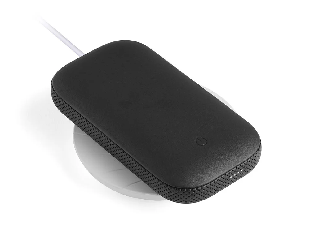 Внешний аккумулятор с беспроводной колонкой Powersound черный - фото 8