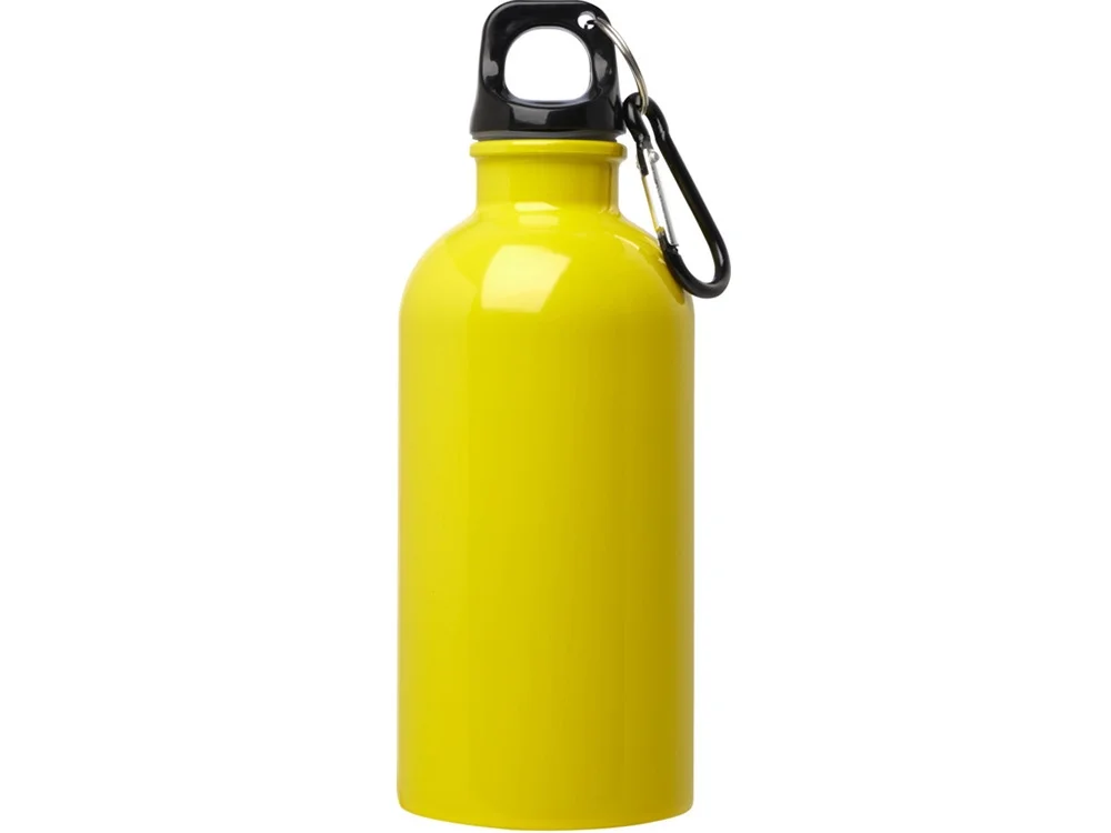 Одностенная бутылка для воды с карабином Oregon 400 мл желтый - фото 2