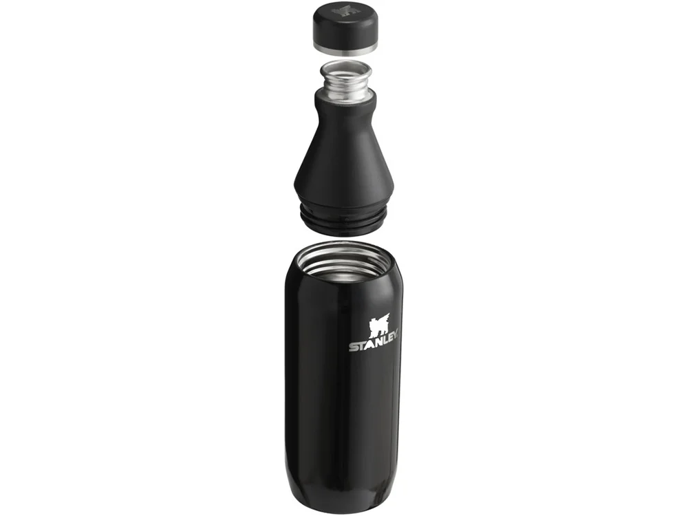 Бутылка для воды Stanley All Day Slim объемом 350 мл- черный глянцевый - фото 2