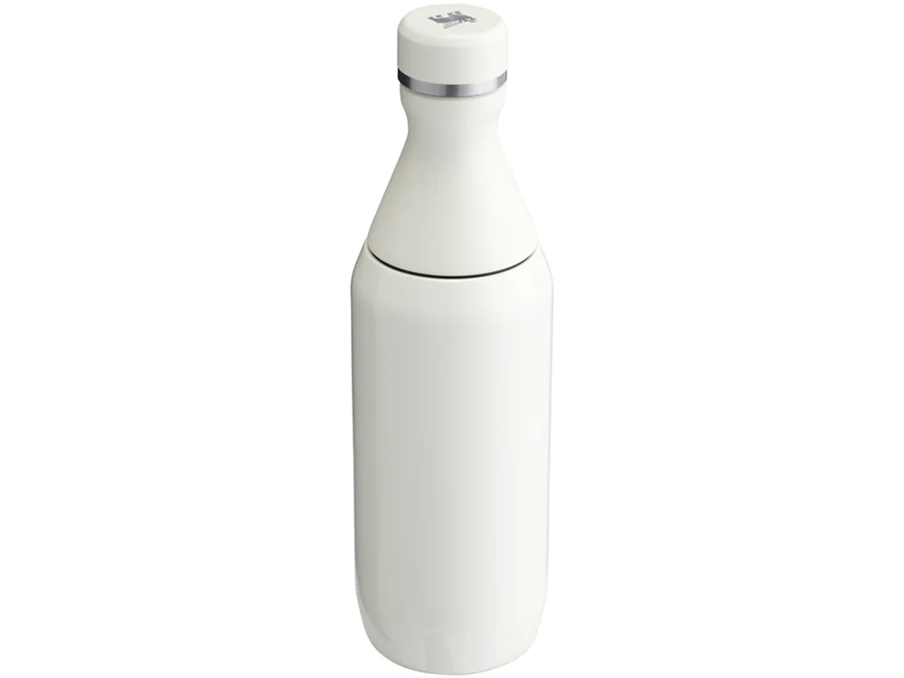 Бутылка для воды Stanley All Day Slim объемом 350 мл- Cream кремовый - фото 3