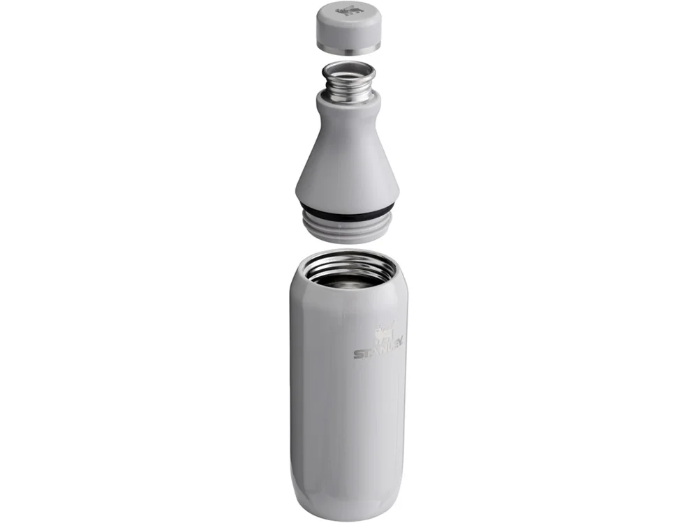 Бутылка для воды Stanley All Day Slim объемом 350 мл- Серый - фото 2