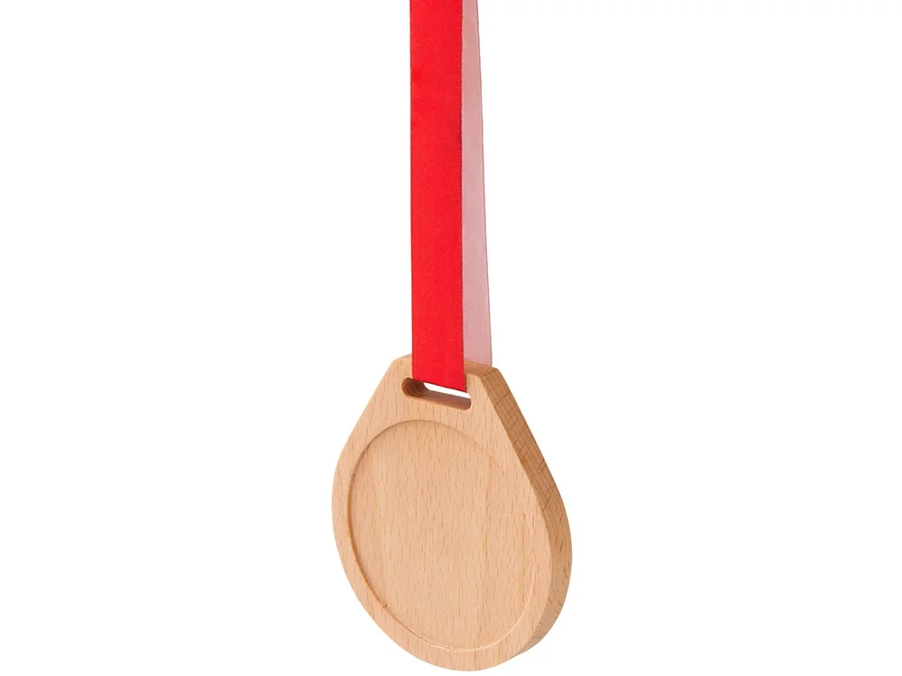 Медаль из бука Round натуральный - фото 5