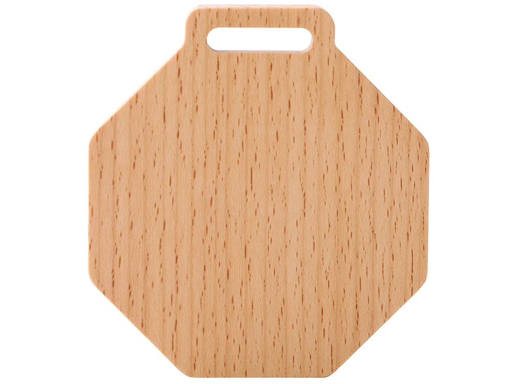 Медаль из бука «Octagon», натуральный - фото 3