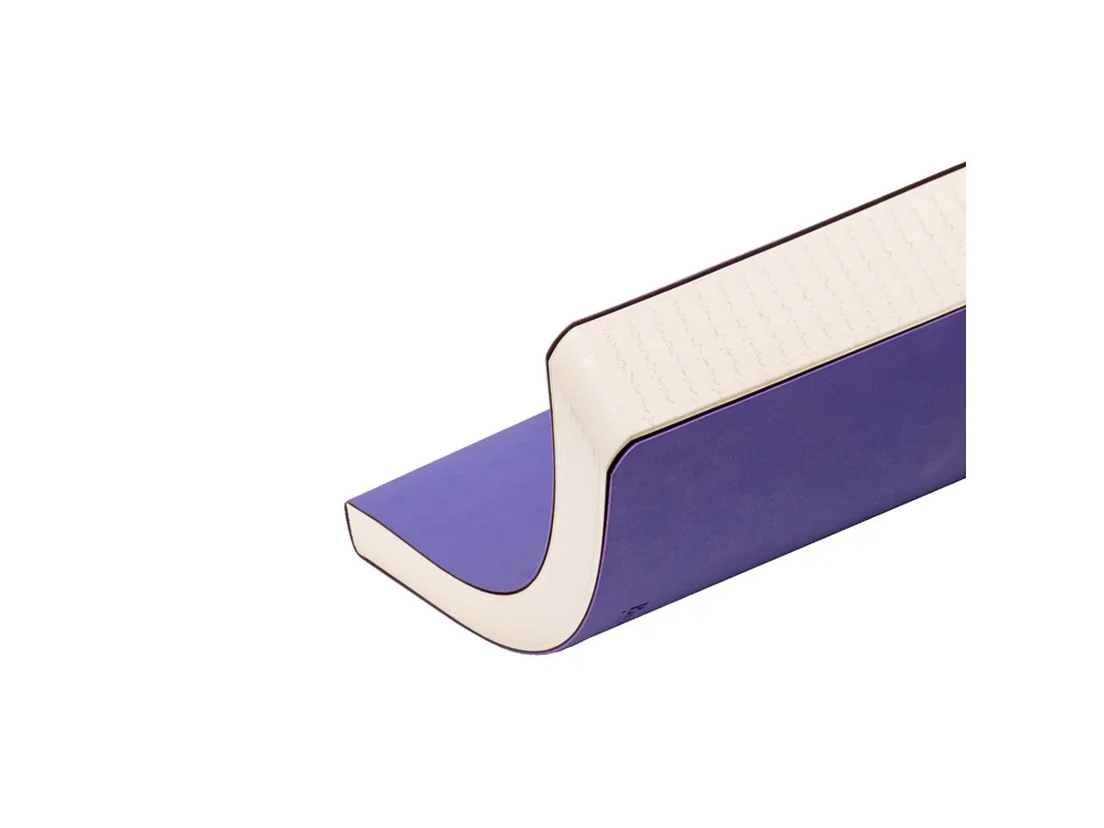 Ежедневник недатированный А5 Megapolis Velvet Flex светло-фиолетовый - фото 4