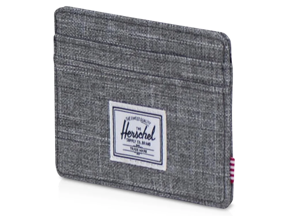 Herschel Charlie держатель для карт с RFID-защитой из переработанного материала серый - фото 1