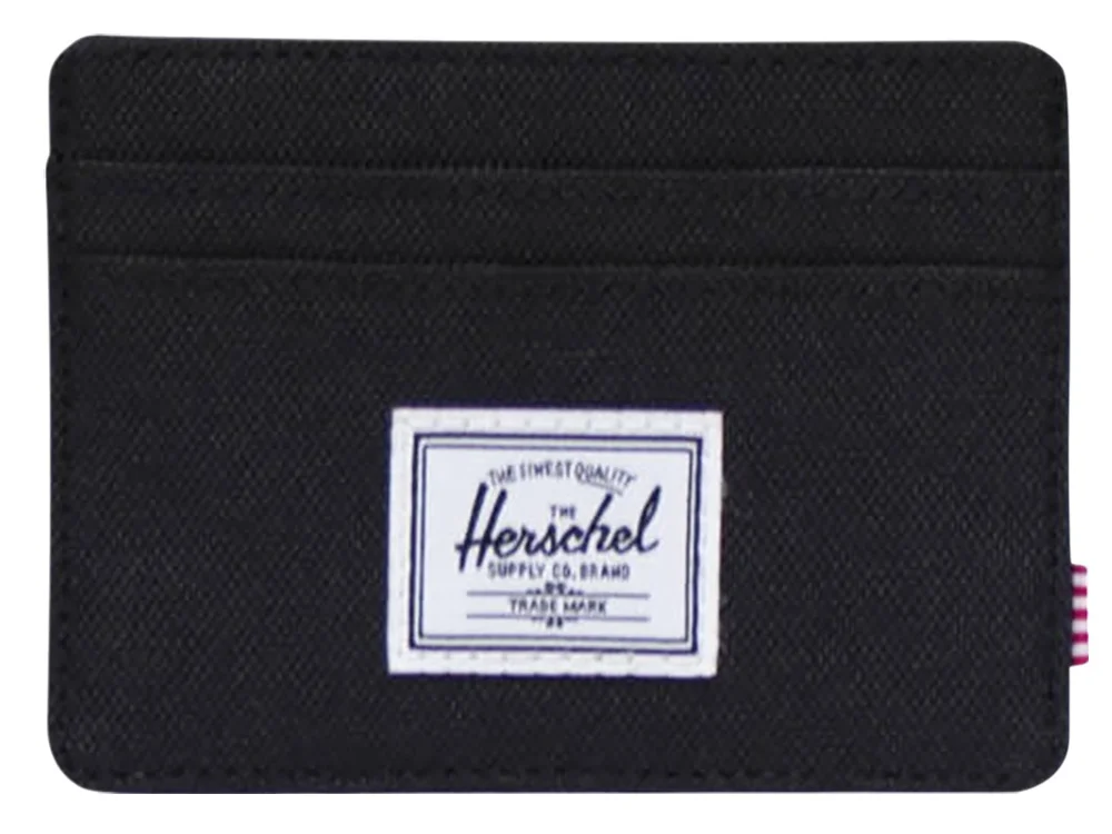 Herschel Charlie держатель для карт с RFID-защитой из переработанного материала черный - фото 2