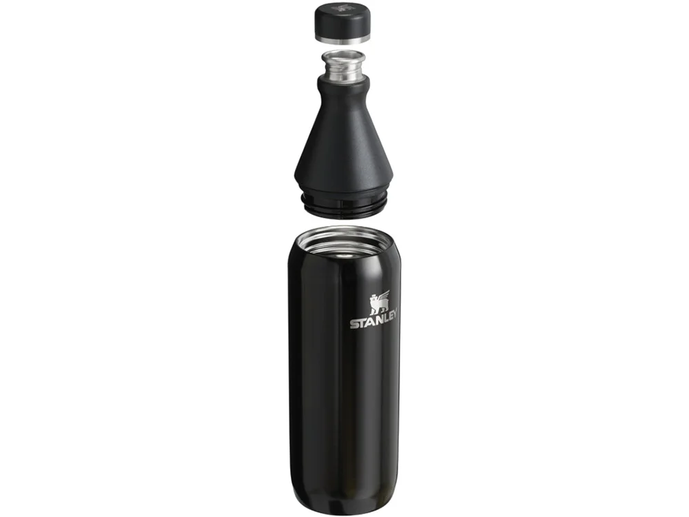 Бутылка для воды Stanley All Day Slim 600 мл черный глянцевый - фото 2