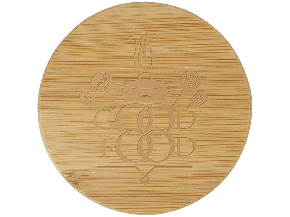 Заварочный чайник с бамбуковой крышкой Zen прозрачный/натуральный 1000 мл - фото 4