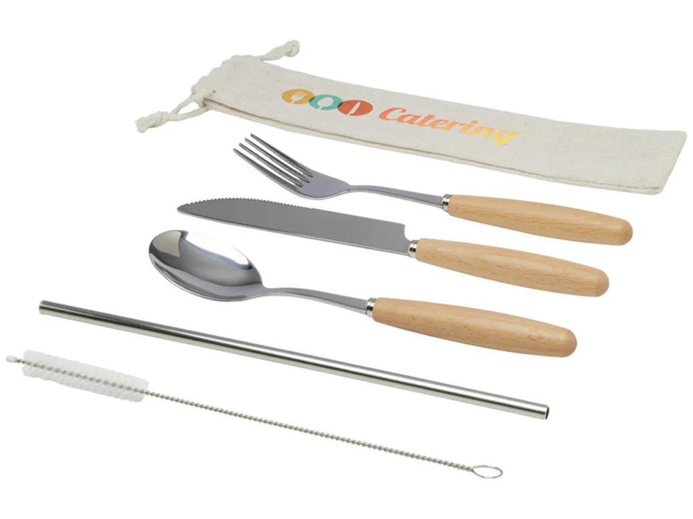 Набор столовый приборов Root натуральный - фото 5