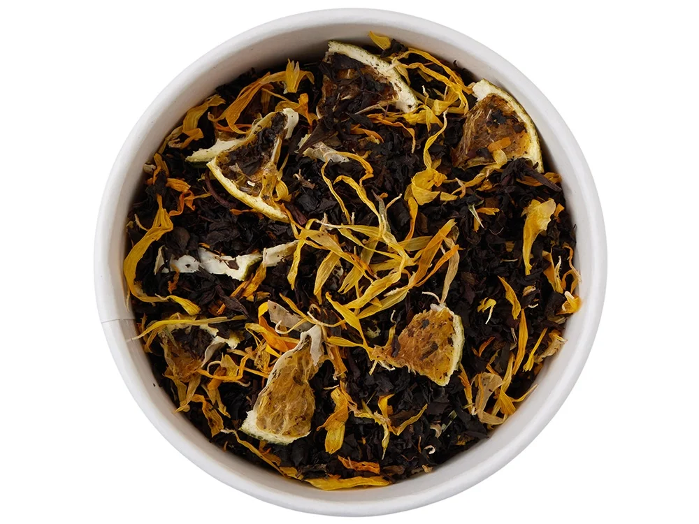 Чай черный Новогодний мандарин 50 гр. бежевый - фото 4