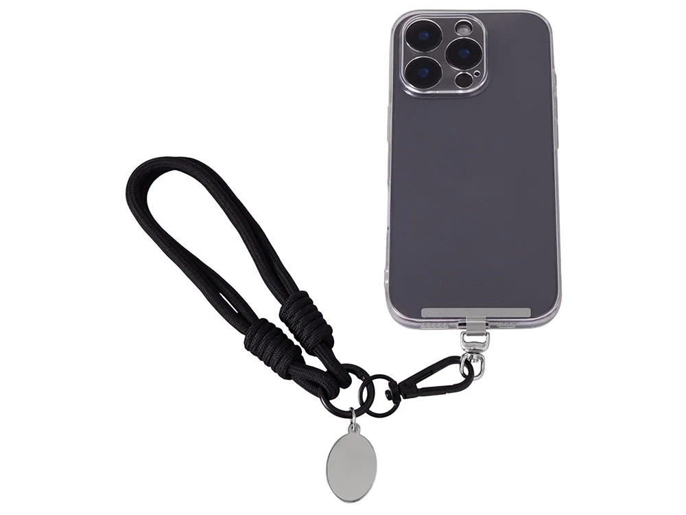 Брелок-браслет «Bohemian» с держателем для телефона, черный - фото 2