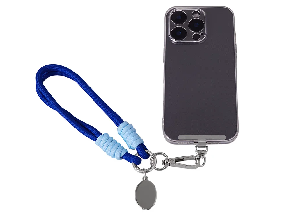 Брелок-браслет «Bohemian» с держателем для телефона, синий/голубой - фото 2
