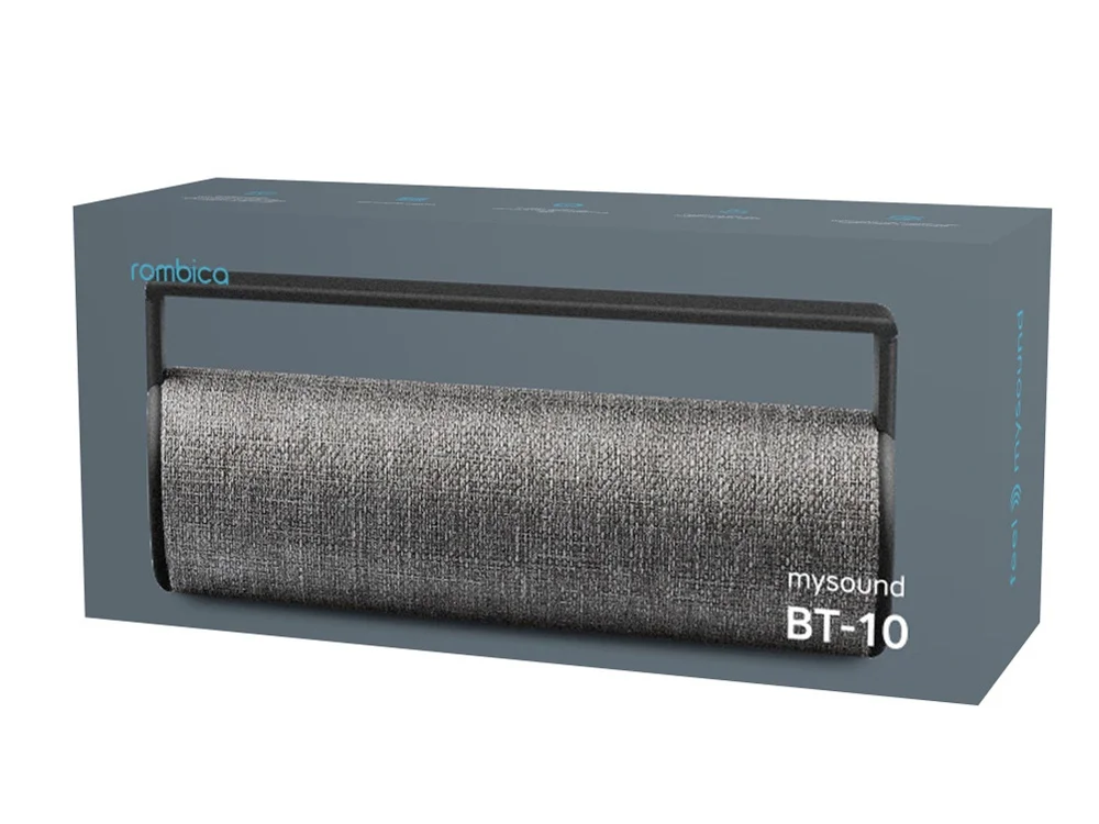 Портативная колонка Mysound BT-10 серый/черный - фото 5