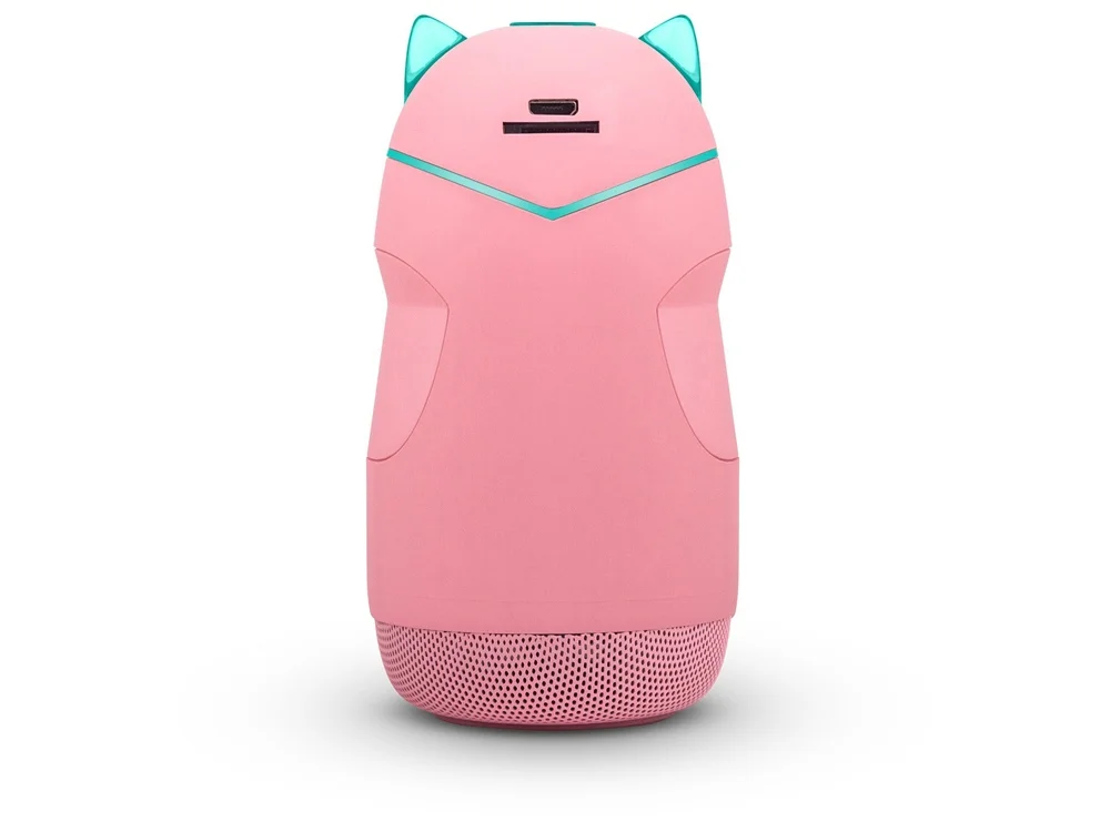 Портативная колонка TWS Mysound Kitty 3C розовый - фото 3