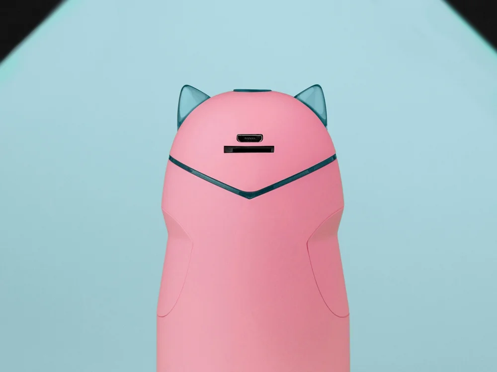 Портативная колонка TWS Mysound Kitty 3C розовый - фото 5