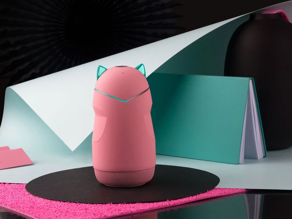 Портативная колонка TWS Mysound Kitty 3C розовый - фото 6