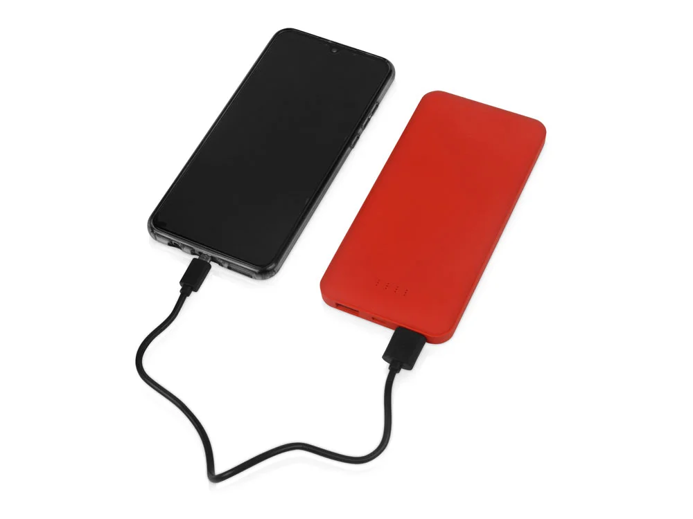 Внешний аккумулятор NEO PB100 soft touch 10000 mAh красный - фото 2